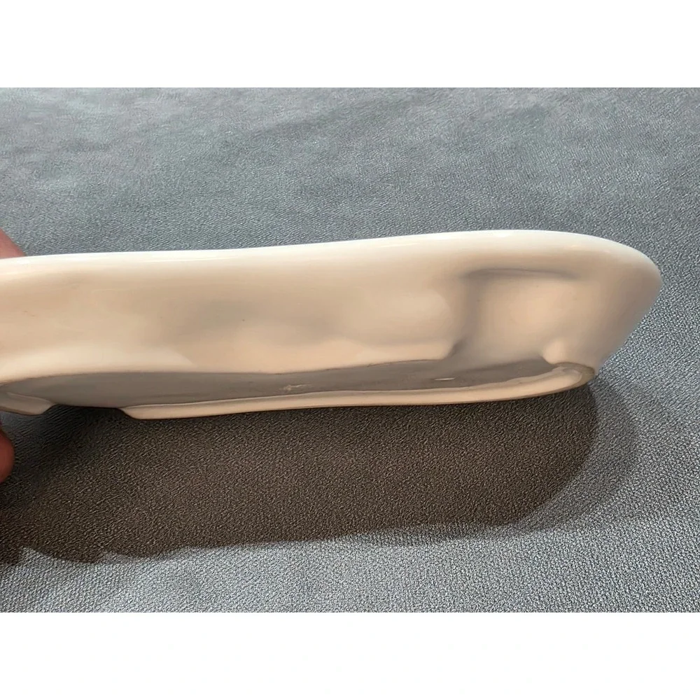 Vintage Ceramic You're Spectacular Vanity Trinket Tray Jewelry Dish Pink White